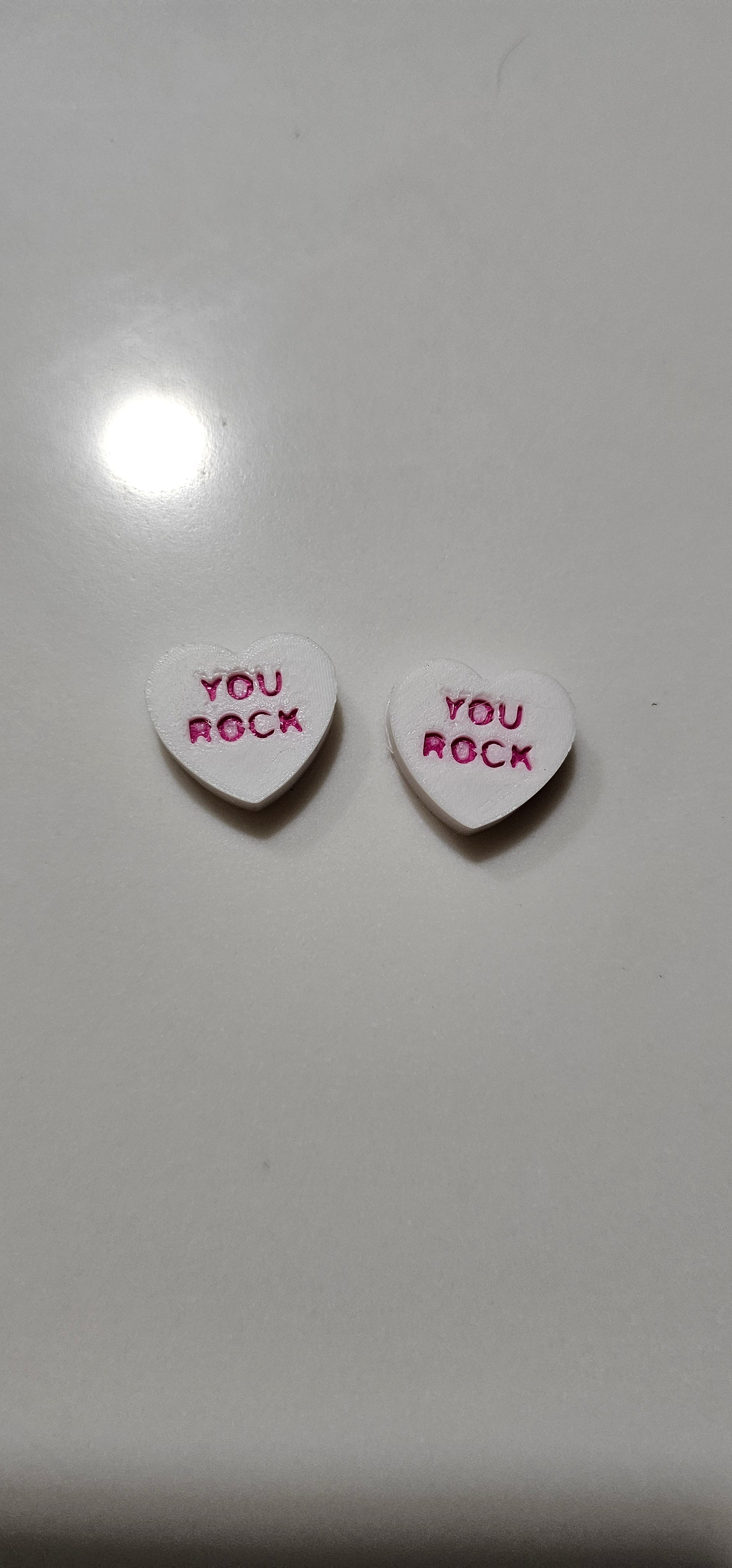 3d Printed Candy Conversation Heart Pins or Earrings Made in America by Baha Ranch Western Wear - product image 11