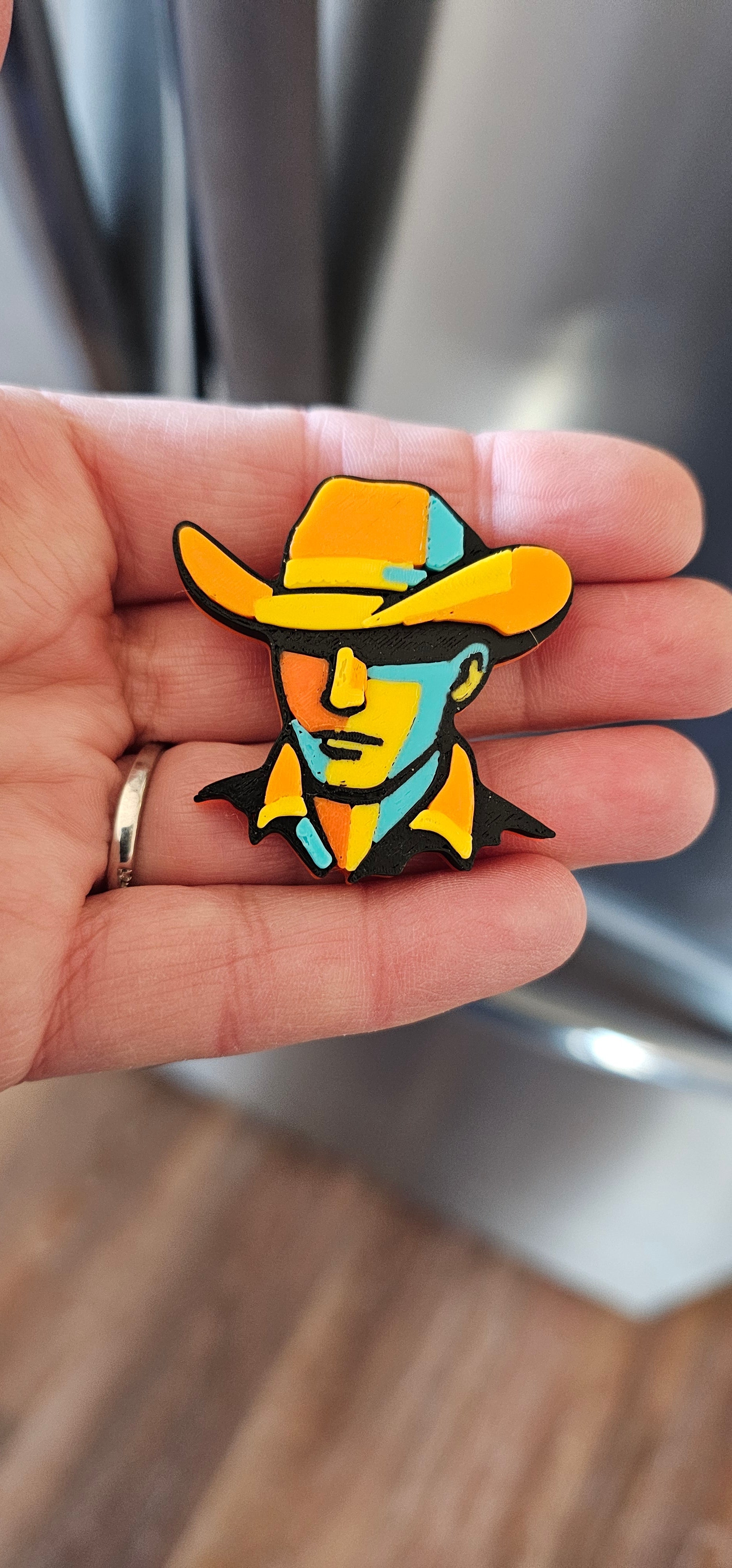 3d Printed Farm Western Longorn Horse Cow Magnet Made in America by Baha Ranch Western Wear - product image 9