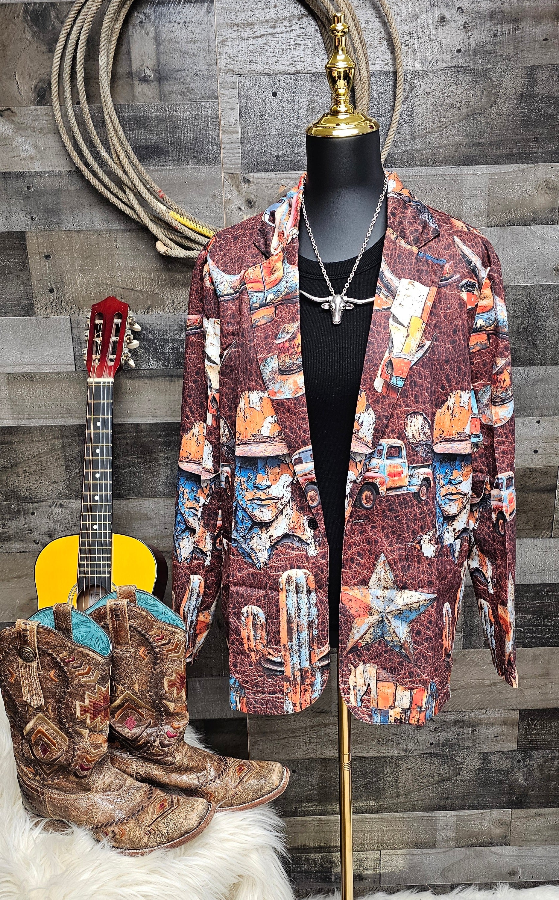 Baha Ranch Western Ways Women's Blazer by Baha Ranch Western Wear