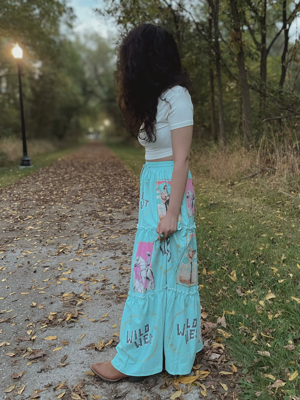 Baha Ranch Retro Pop Western Prairie Maxi Skirt by Baha Ranch Western Wear - product image 7