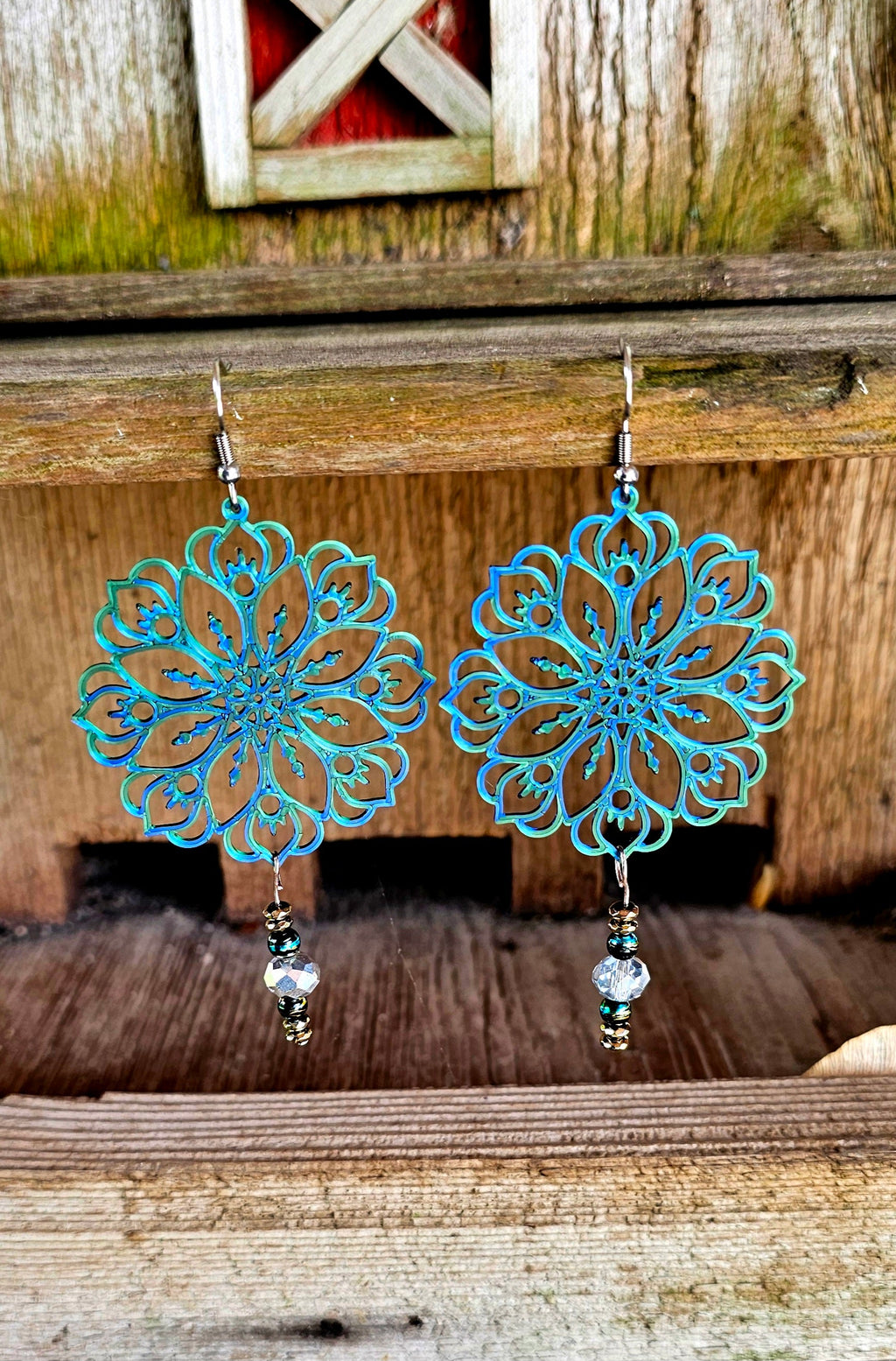 3D Print Boho Earrings Made in America by Baha Ranch Western Wear
