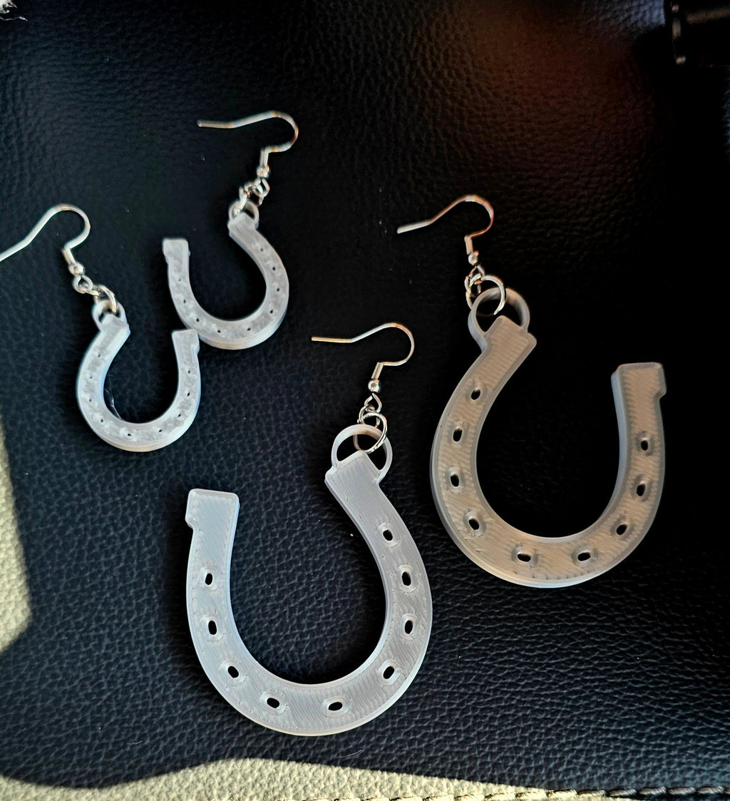 Baha Ranch 3D Print Silver Silk western Earrings Choice of styles Made in America by Baha Ranch Western Wear - product...