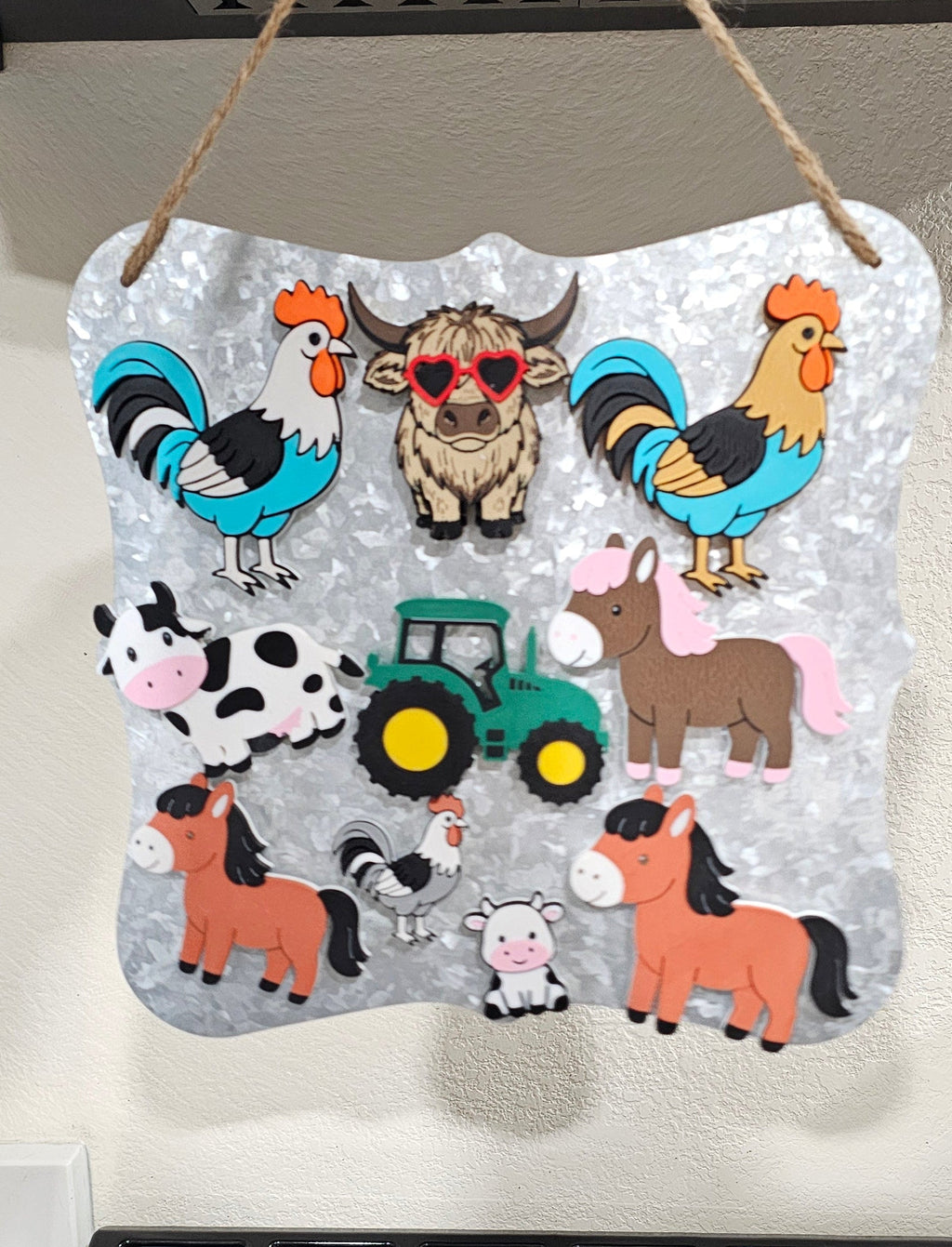 3d Farm Animal Cow Horse Tractor Magnets - Build your own farm - choice of styles by Baha Ranch Western Wear