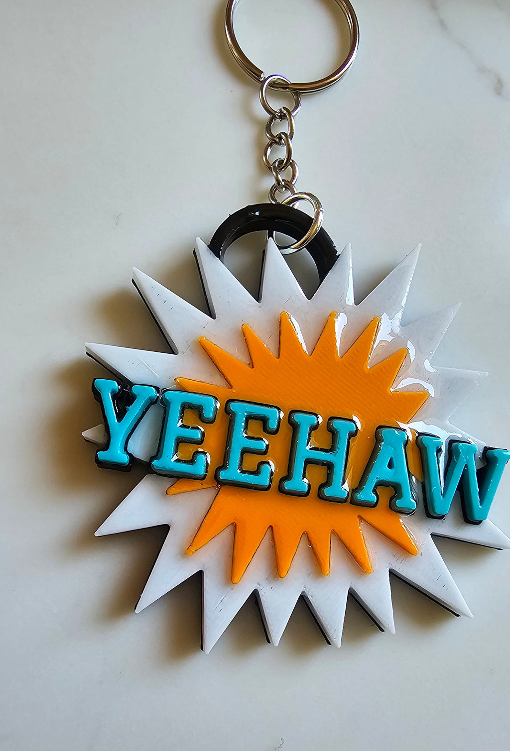 3d Printed Keychains Western Rodeo Bullrider Cowboy The Last Roundup by Baha Ranch Western Wear - product image 3