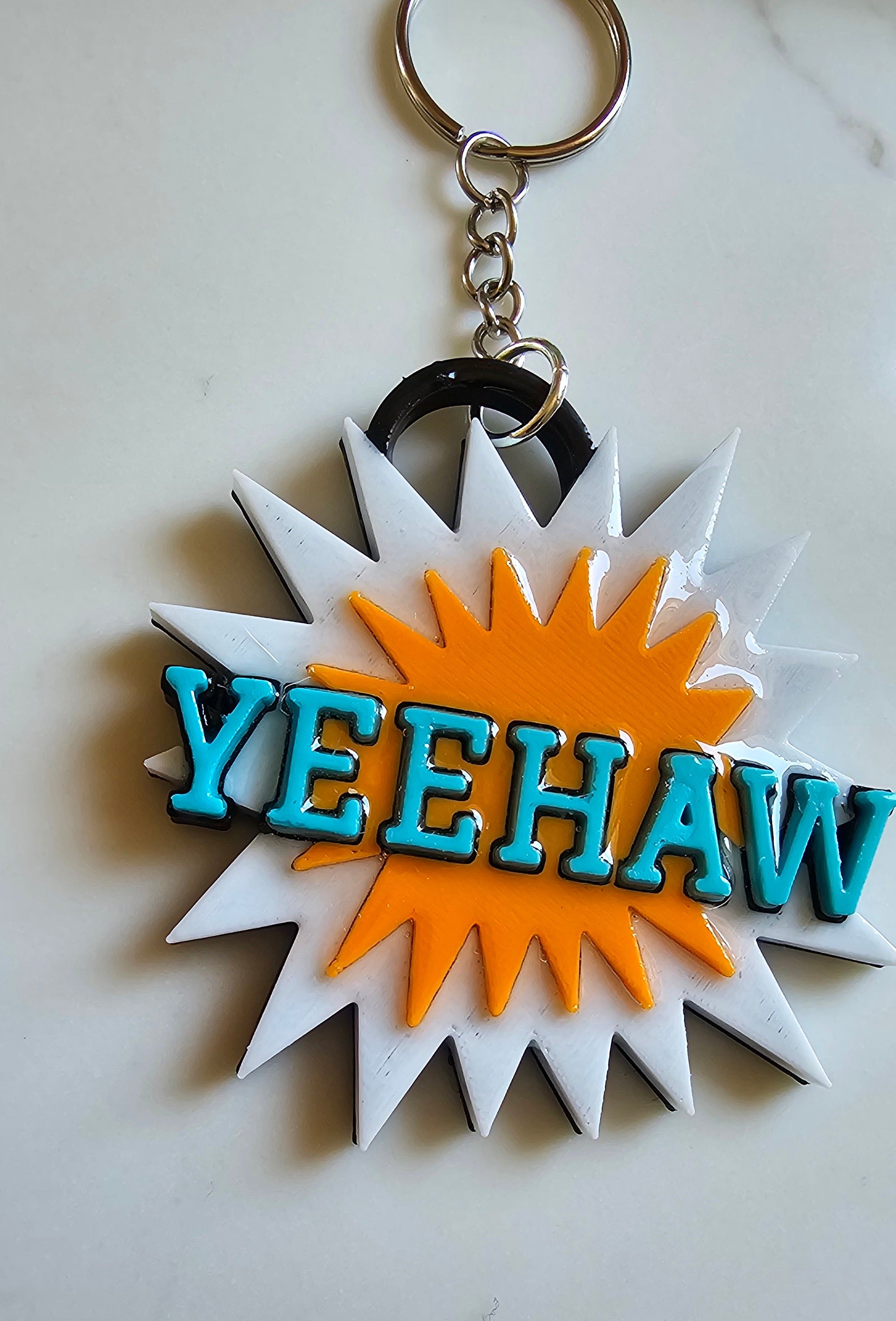 3d Printed Keychains Western Rodeo Bullrider Cowboy The Last Roundup by Baha Ranch Western Wear - product image 3
