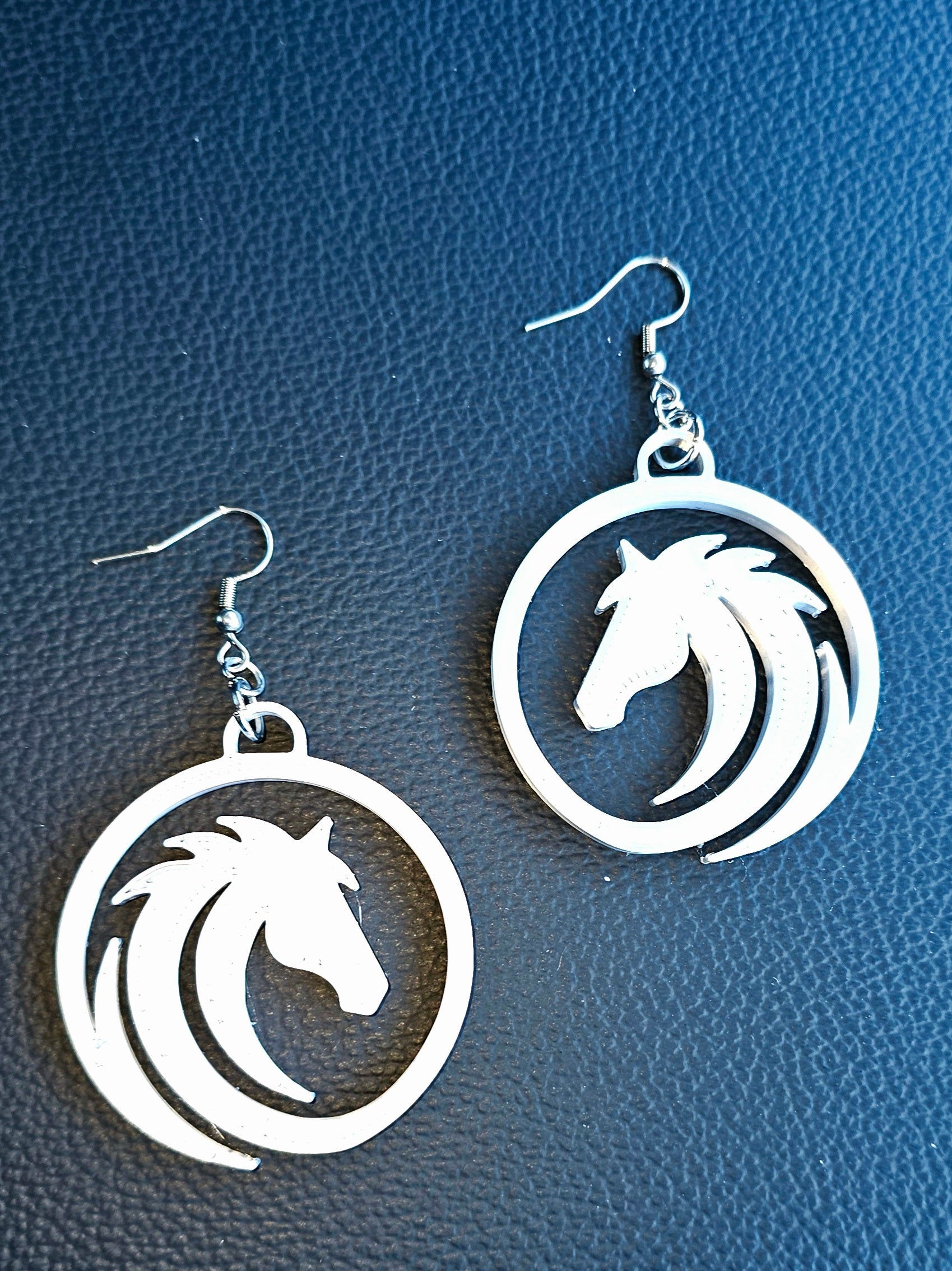 Baha Ranch 3D Print Silver Silk western Earrings Choice of styles Made in America by Baha Ranch Western Wear - product...
