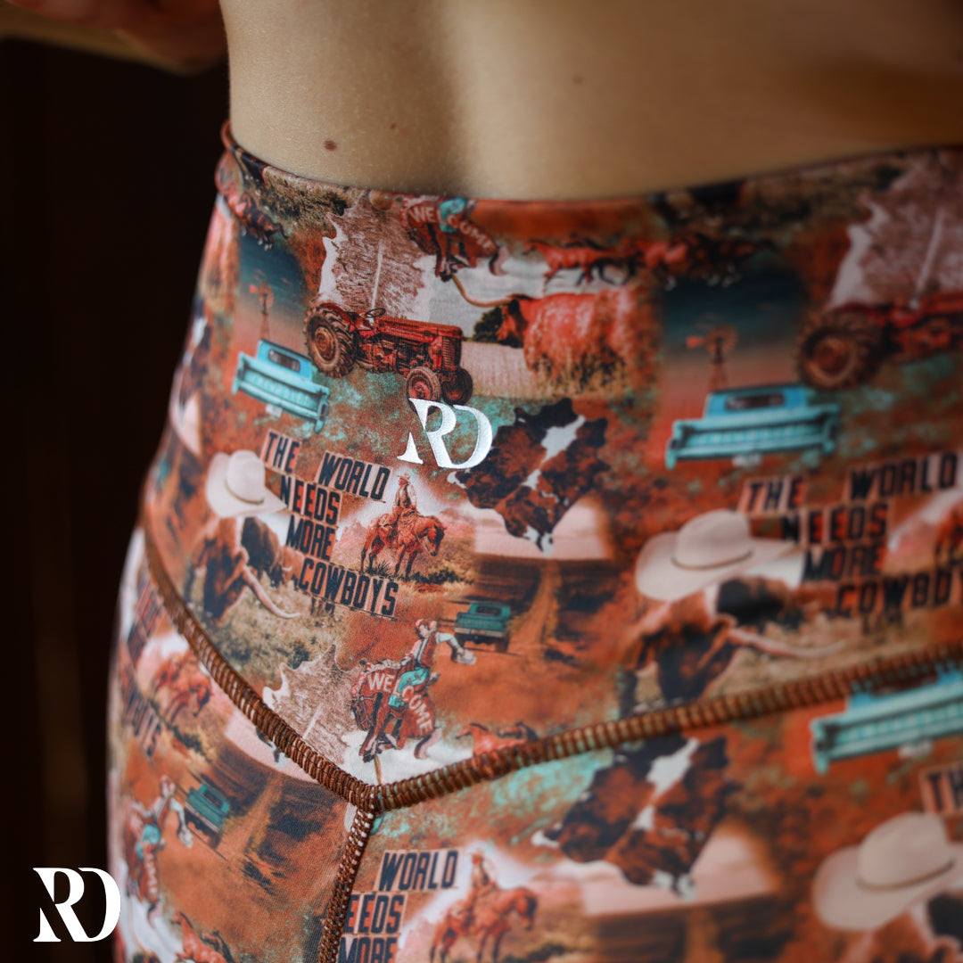 Vital Bike Shorts | World Needs More Cowboys — view 4