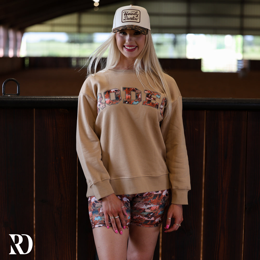 World Needs More Cowboys | Rodeo Crewneck