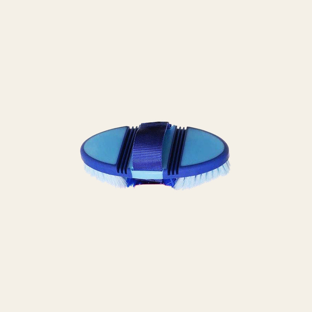 Royal Blue Tough1 Tack Horse Grooming Great Grips Flex Finishing Brush