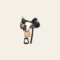 HILASON Western Horse Saddle American Leather Flex Tree Trail & Pleasure Black | for Horses