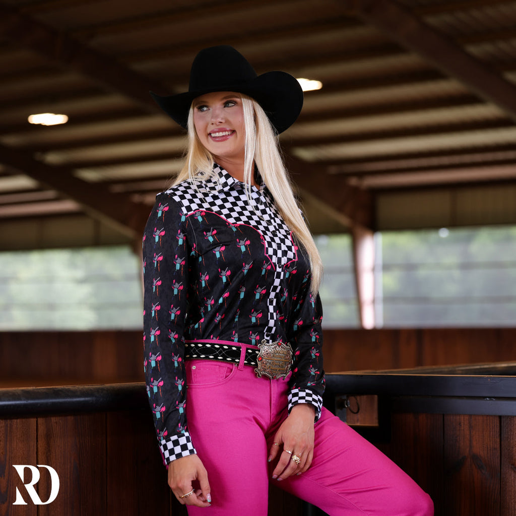Saddle Up Rodeo Performance Rodeo Shirt — view 3