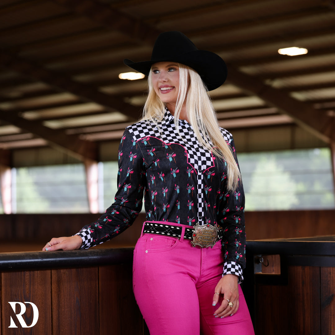 Saddle Up Rodeo Performance Rodeo Shirt — view 4