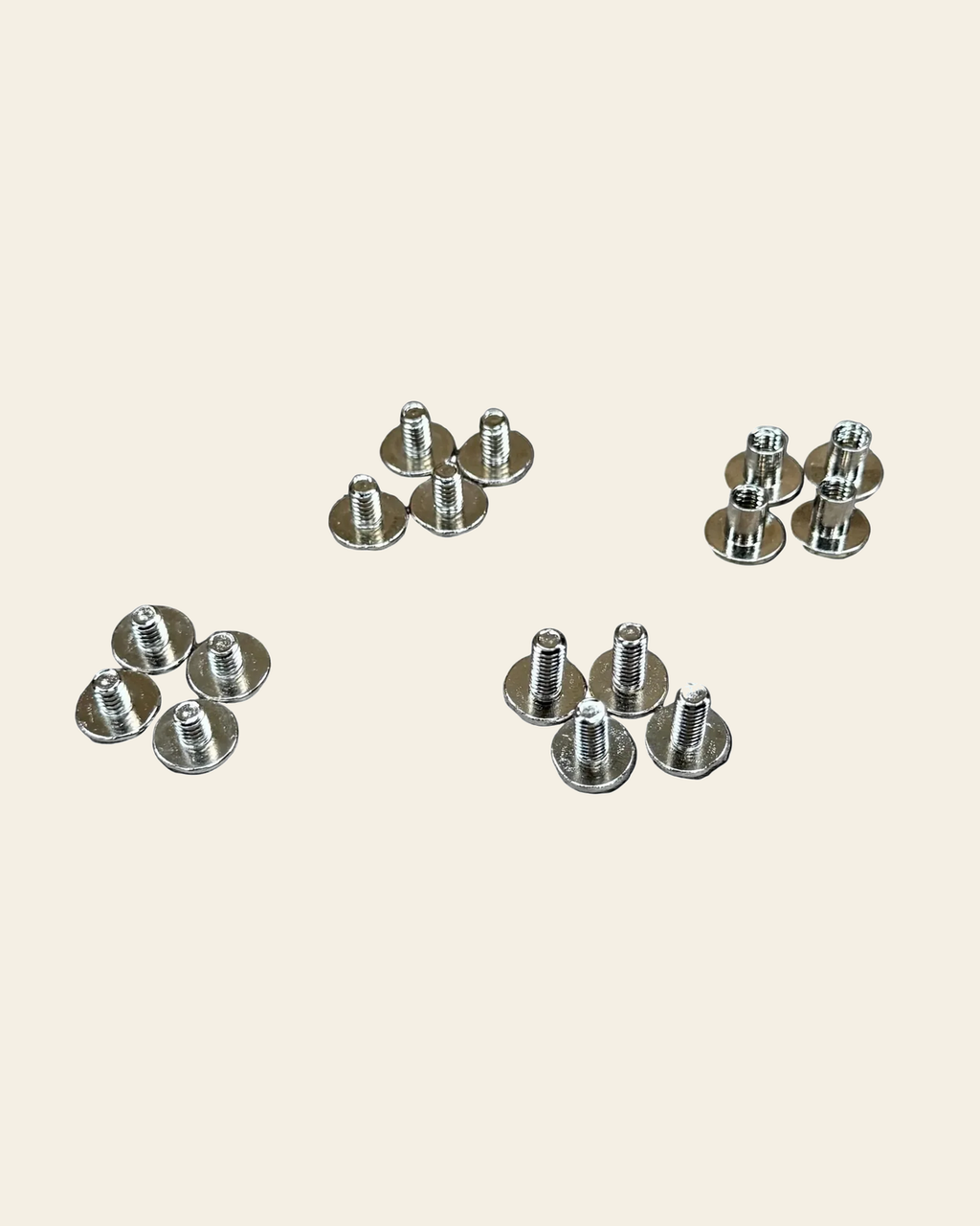 Chicago Screws and Chambers Multipack on a warm cream background