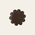 Set Of 06 Hilason Plain Scalloped Leather Rosette Concho Saddle Tack 1-1/4 "