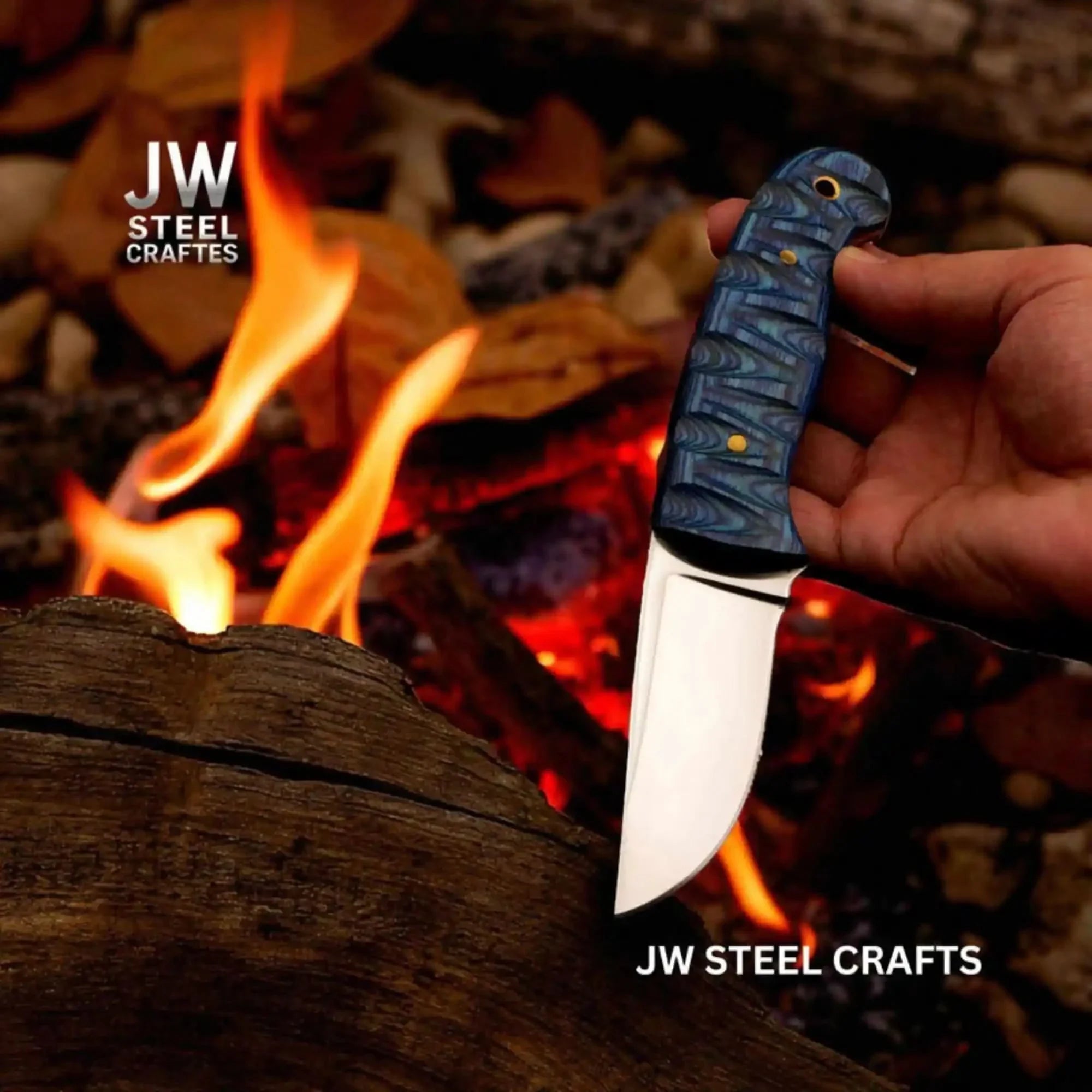 Skinner Knife J2 Stainless Steel Fixed Blade