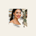Western Silver Rhinestone Dangle Fashion Earrings