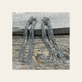 Wild West Silver Knot Dangle Fashion Earrings