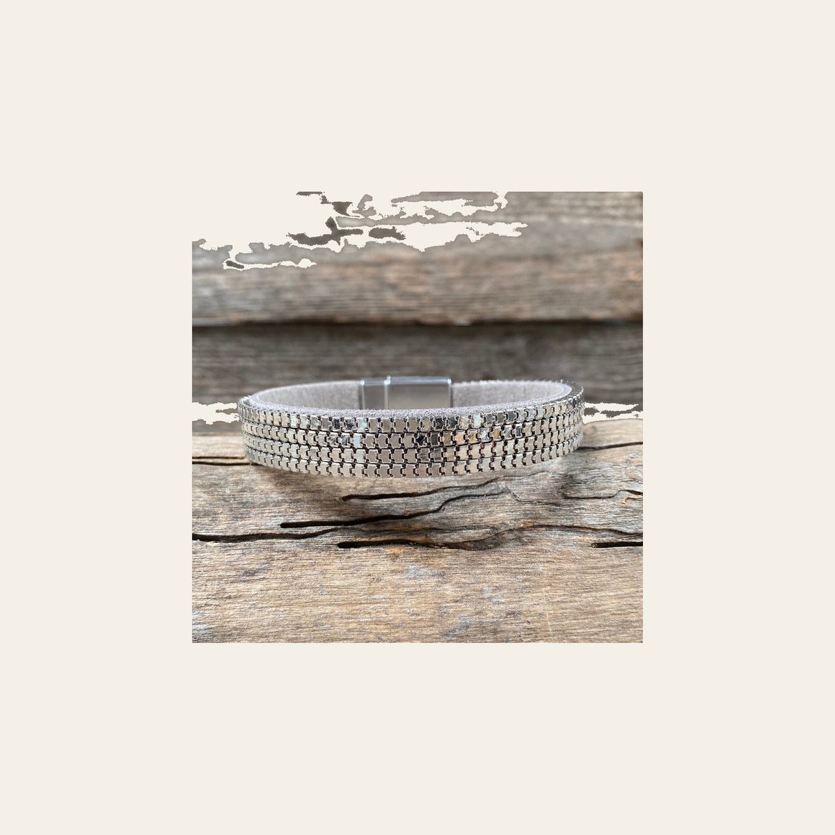Silver Link Chain Fashion Bracelet XI119