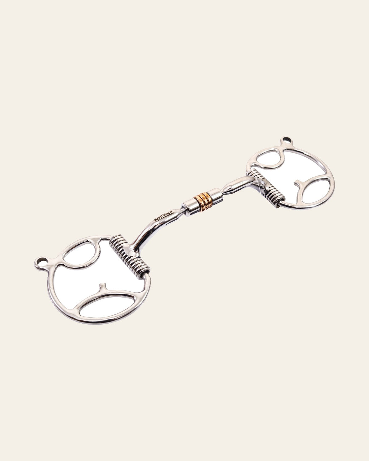 Bar H Equine Tongue Relief D Ring Horse Mouth Snaffle Bit W/Copper Rings | Bits for Horses and bridles