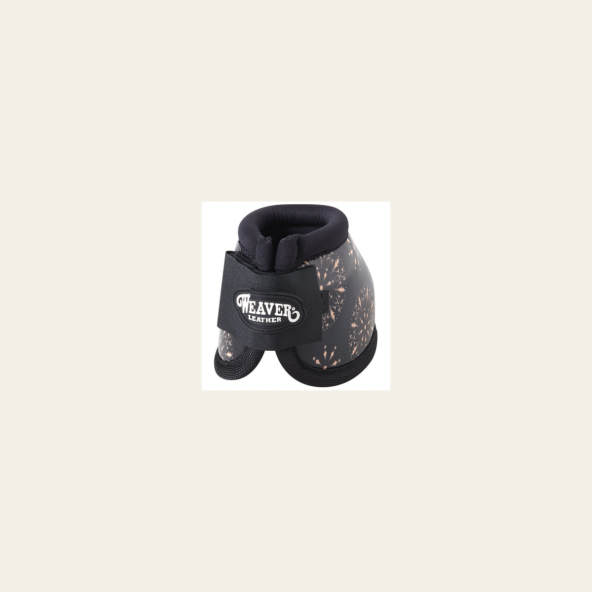Small Weaver Fashion 600D Neoprene No Turn Horse Leg Bell Boots Pair Black