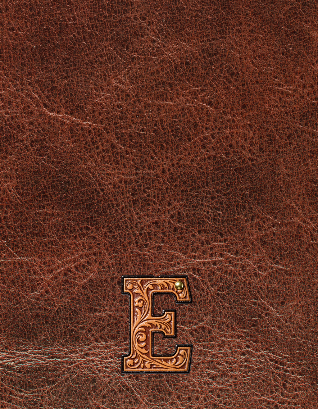 Baha Ranch Monogrammed Initial Western Leather Look Saddle Longhorn Cowboy Cowgirl Kitchen Dish Towels Made in America by...