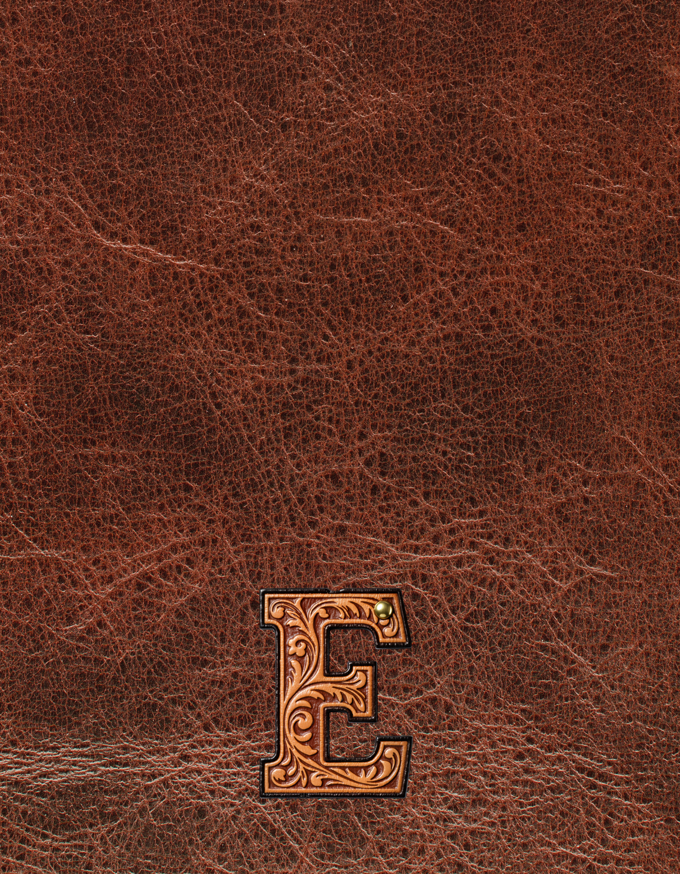 Baha Ranch Monogrammed Initial Western Leather Look Saddle Longhorn Cowboy Cowgirl Kitchen Dish Towels Made in America by...
