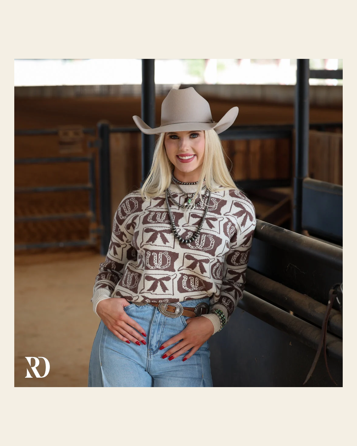 Southern Bell Knit | Sweater on a warm cream background