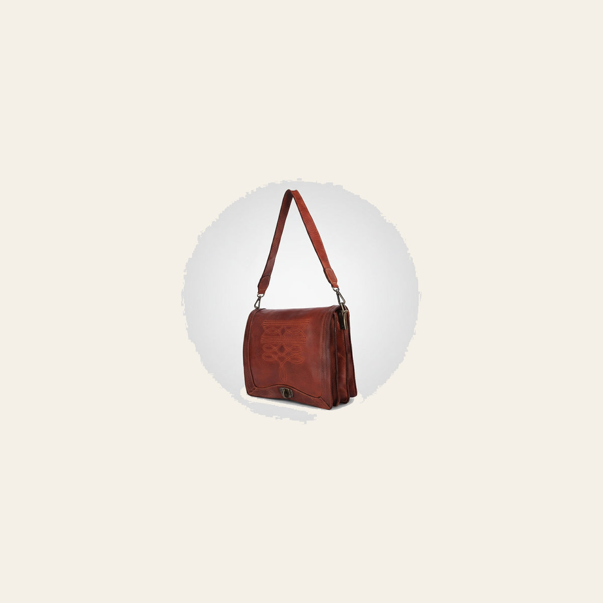 Spaghetti Western Messenger Genuine Leather women bag handbag purse