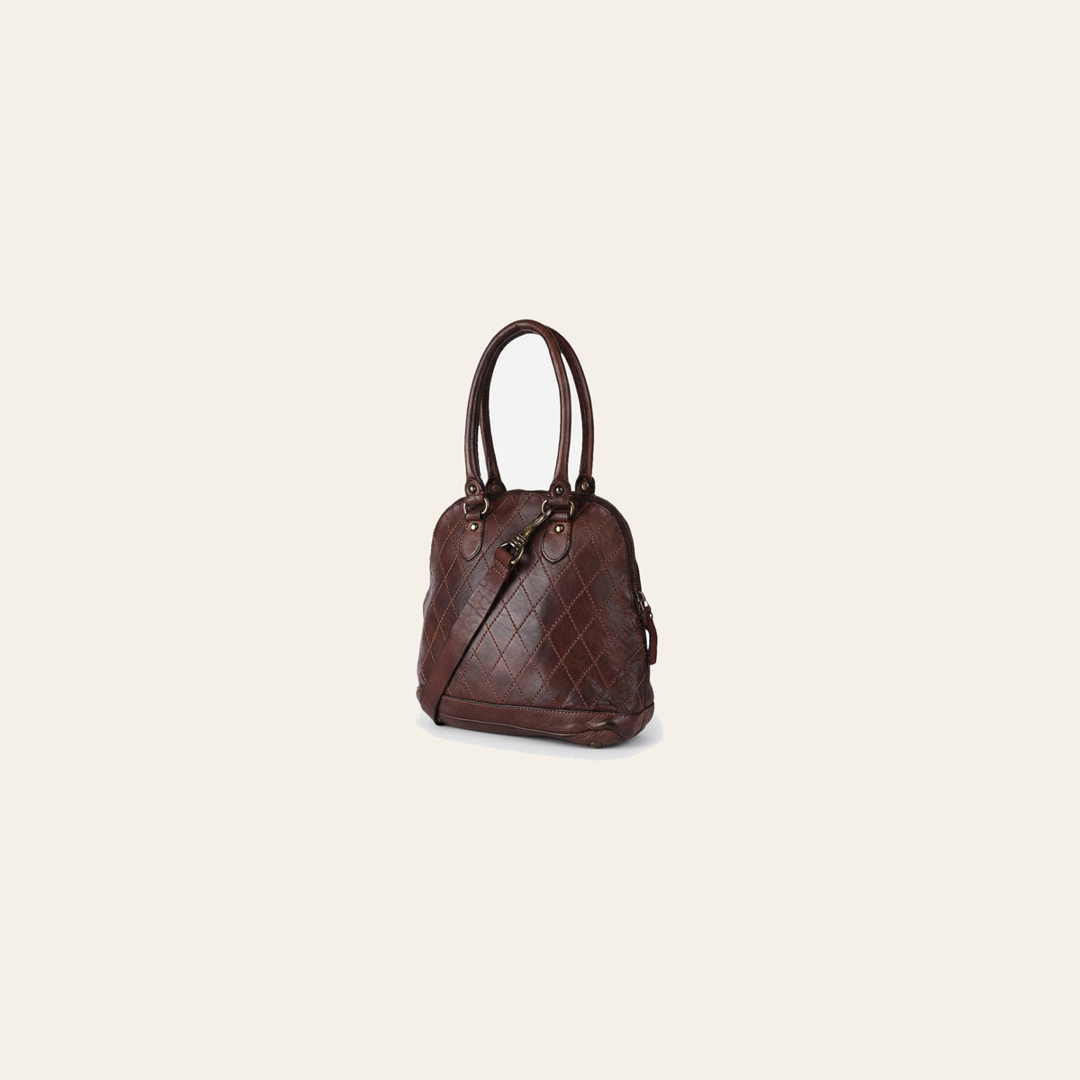 Spaghetti Western Swc123Abrn Tote Vintage Handmade Drum Dyed Genuine European Cowhide Leather Women Bag Western Handbag Purse