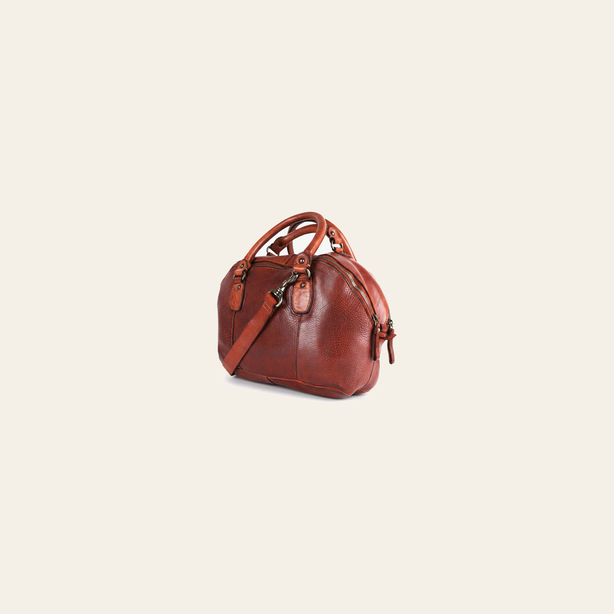 Spaghetti Western Swc124Bcg Tote Vintage Handmade Drum Dyed Genuine European Cowhide Leather Women Bag Western Handbag Purse
