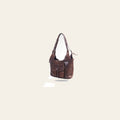Spaghetti Western Swc125Brn Tote Vintage Handmade Drum Dyed Genuine European Cowhide Leather Women Bag Western Handbag Purse