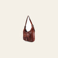 Spaghetti Western Swc125Cg Tote Vintage Handmade Drum Dyed Genuine European Cowhide Leather Women Bag Western Handbag Purse