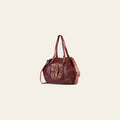 Spaghetti Western Swc126Cg Tote Vintage Handmade Drum Dyed Genuine European Cowhide Leather Women Bag Western Handbag Purse