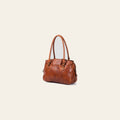Spaghetti Western Swc131Cg Tote Vintage Handmade Drum Dyed Genuine European Cowhide Leather Women Bag Western Handbag Purse