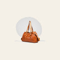 Spaghetti Western Swc132Tan Tote Vintage Handmade Drum Dyed Genuine European Cowhide Leather Women Bag Western Handbag Purse