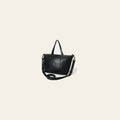 Spaghetti Western Swc135Ablk Tote Vintage Handmade Drum Dyed Genuine European Cowhide Leather Women Bag Western Handbag Purse