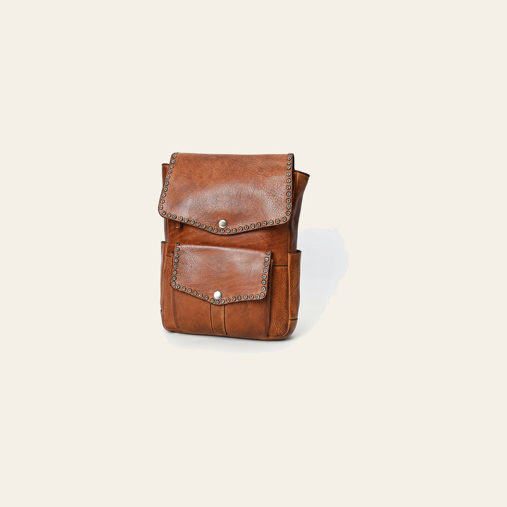 Spaghetti Western Swc139Cg Tote Vintage Handmade Drum Dyed Genuine European Cowhide Leather Women Bag Western Handbag Purse