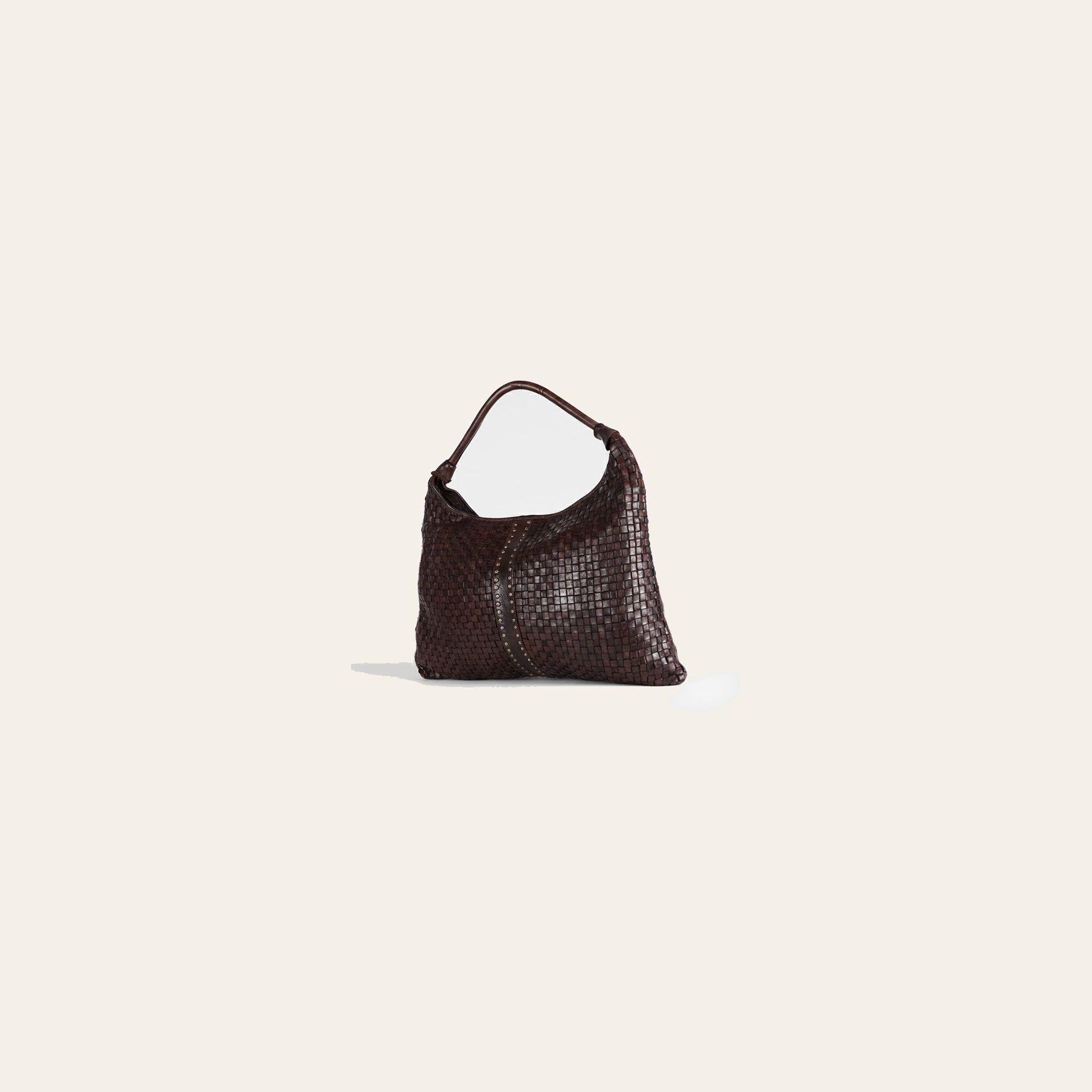 Spaghetti Western Swc141Brn Hobo Vintage Handmade Drum Dyed Genuine European Cowhide Leather Women Bag Western Handbag Purse