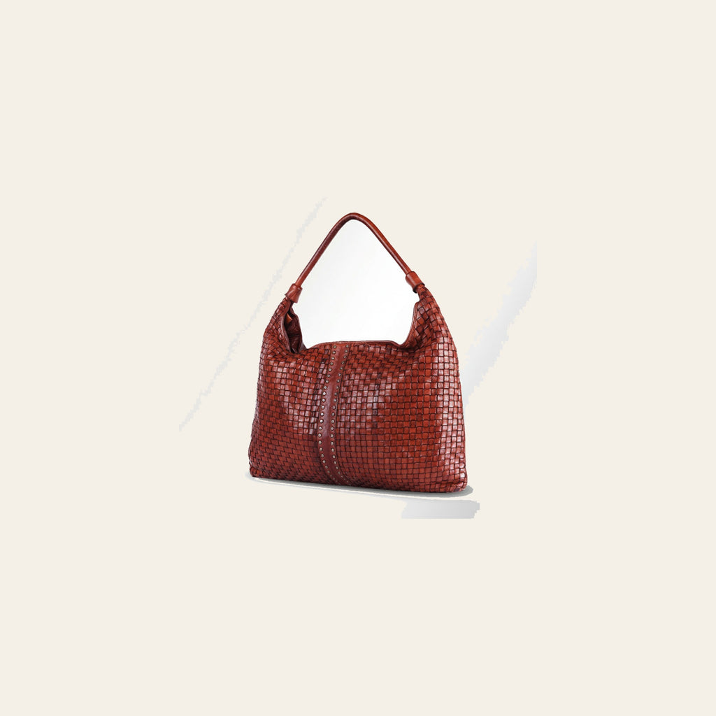 Spaghetti Western Swc141Cg Hobo Vintage Handmade Drum Dyed Genuine European Cowhide Leather Women Bag Western Handbag Purse