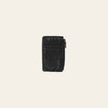 Spaghetti Western Swc146Ablk Card-Holder Vintage Handmade Drum Dyed Genuine European Cowhide Leather Women Bag Western Handbag Purse
