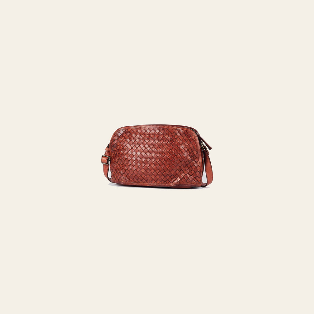 Spaghetti Western Swc148Cg Cross Body I Vintage Handmade Drum Dyed Genuine European Cowhide Leather Women Bag Western Handbag Purse