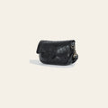 Spaghetti Western Swc151Blk Envelope Vintage Handmade Drum Dyed Genuine European Cowhide Leather Women Bag Western Handbag Purse