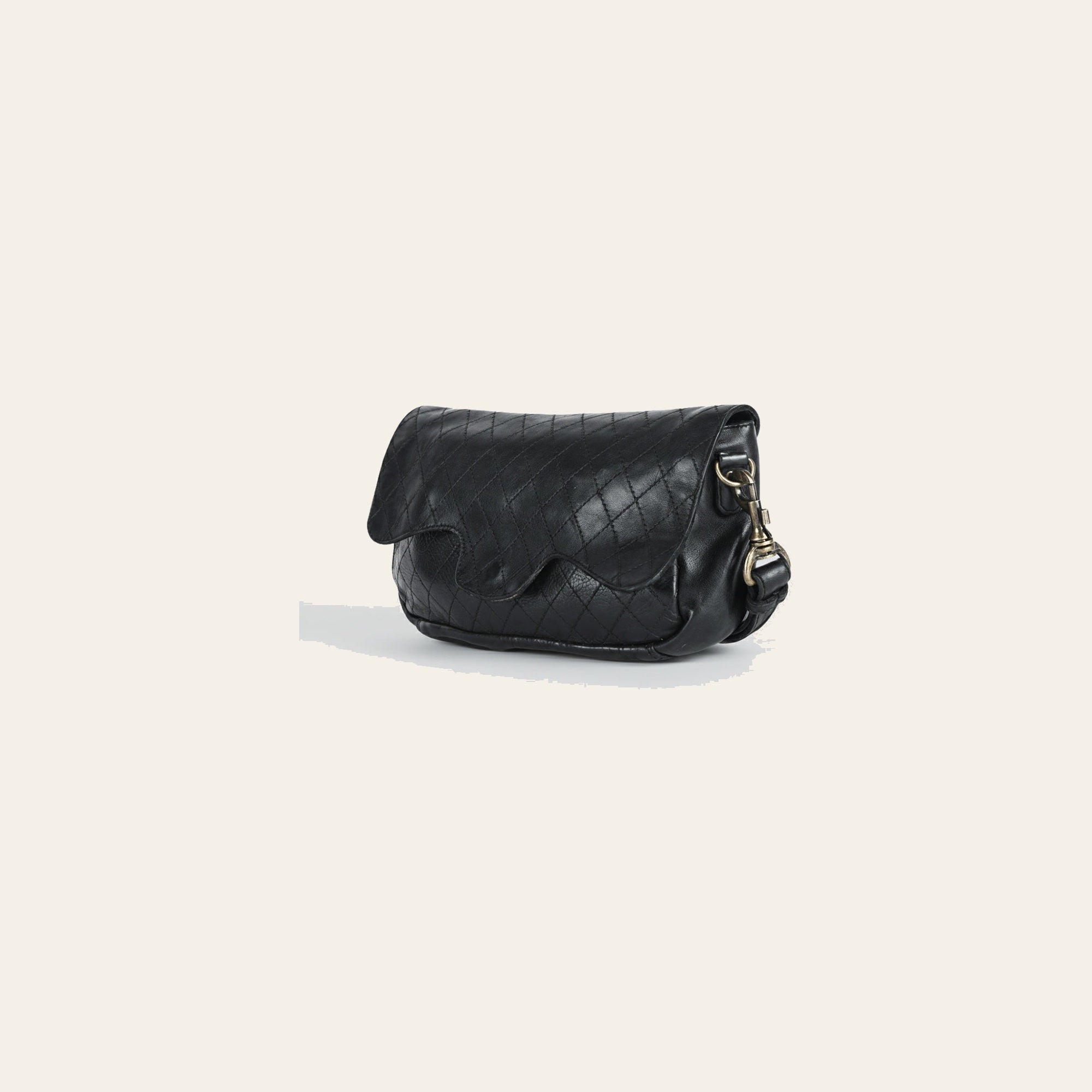 Spaghetti Western Swc151Blk Envelope Vintage Handmade Drum Dyed Genuine European Cowhide Leather Women Bag Western Handbag Purse