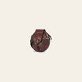Spaghetti Western Swc152Brn Canteen Vintage Handmade Drum Dyed Genuine European Cowhide Leather Women Bag Western Handbag Purse