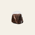 Spaghetti Western Swc160Brn Cross Body I Vintage Handmade Drum Dyed Genuine European Cowhide Leather Women Bag Western Handbag Purse
