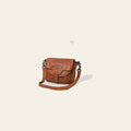 Spaghetti Western Swc162Tan Cross Body I Vintage Handmade Drum Dyed Genuine European Cowhide Leather Women Bag Western Handbag Purse