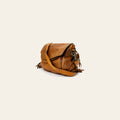 Spaghetti Western Swc164Bcg Cross Body I Vintage Handmade Drum Dyed Genuine European Cowhide Leather Women Bag Western Handbag Purse