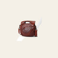 Spaghetti Western Swc173Cg Clutch Vintage Handmade Drum Dyed Genuine European Cowhide Leather Women Bag Western Handbag Purse