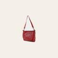 Spaghetti Western Swc174Rd Cross Body I Vintage Handmade Drum Dyed Genuine European Cowhide Leather Women Bag Western Handbag Purse