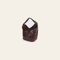 Spaghetti Western Swc176Brn Hobo Vintage Handmade Drum Dyed Genuine European Cowhide Leather Women Bag Western Handbag Purse